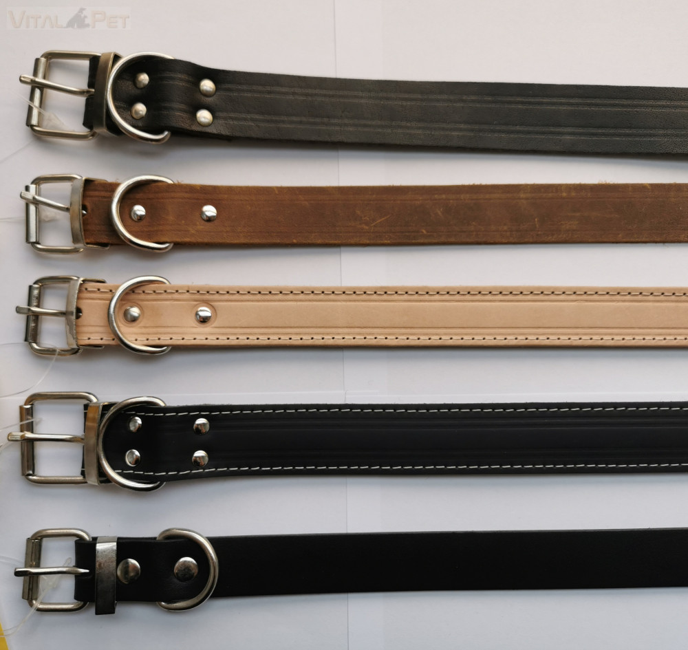 Image of Bőr nyakörv sima 4×65cm