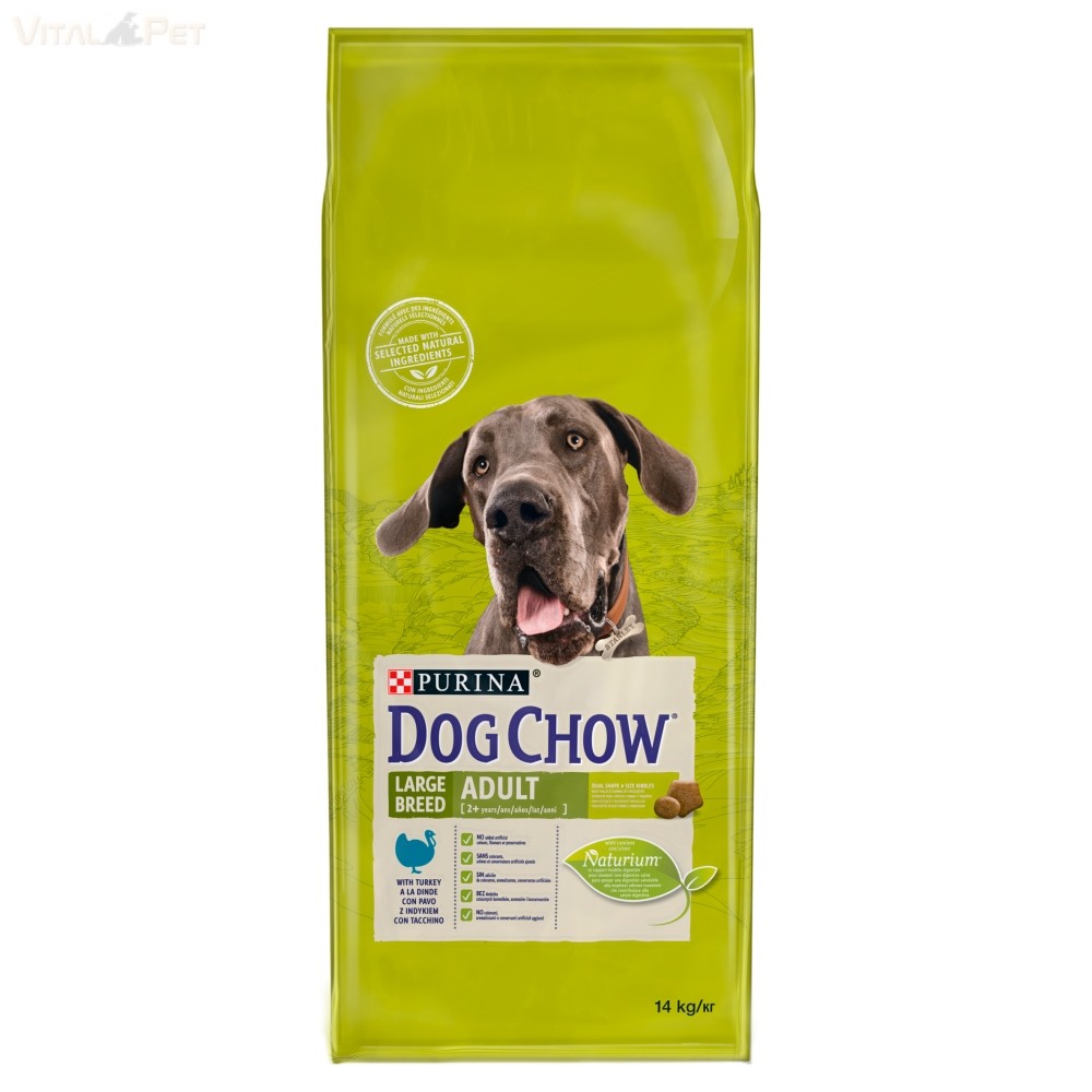 Image of Dog Chow Adult Large Breed Pulykával 14kg