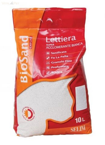 Image of BioSand fehér csomósodó macskaalom 10 liter