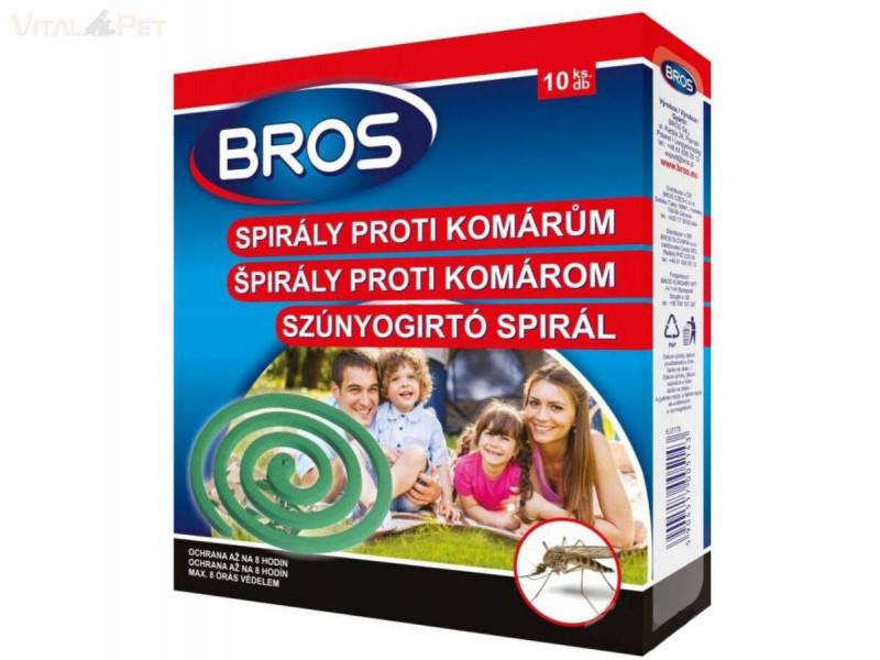 Image of Bros Szúnyogirtó és riasztó spirál 10db-os